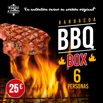 BBQ BOX para 6 personas Pasto y Bellota