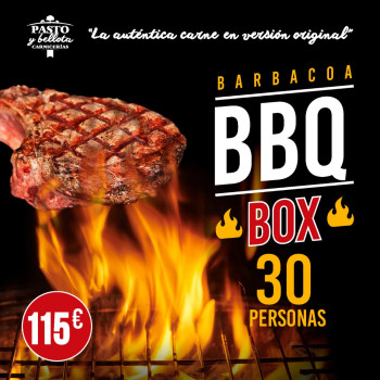 BOX BBQ para personas Pasto y Bellota.